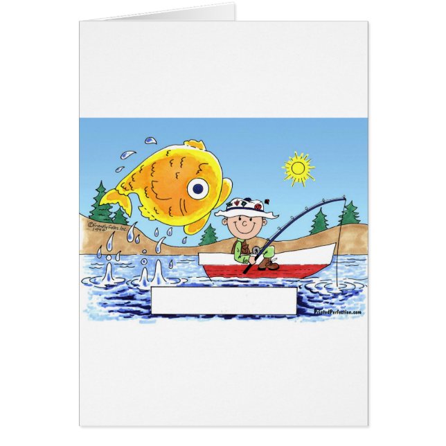 Fishing, Fisherman - Personalized Cartoon (Front)