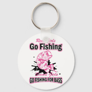 Fishing, Fisherwoman, Place, Fishing, Fish Shirt Keychain