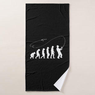 Fishing fishing rod fishing pole EVOLUTION fly Bath Towel