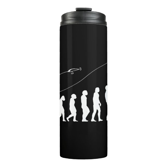 Fishing fishing rod fishing pole EVOLUTION fly Thermal Tumbler (Front)