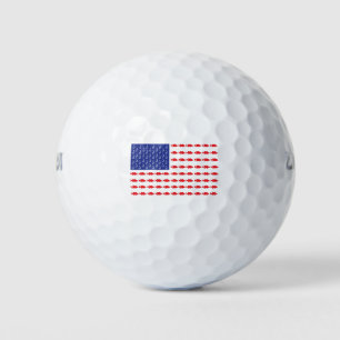Fishing-Flag Golf Balls