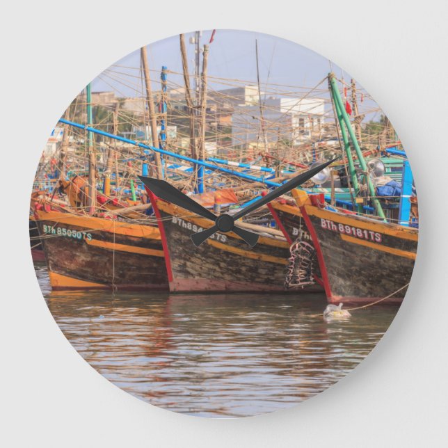 Fishing fleet large clock (Front)