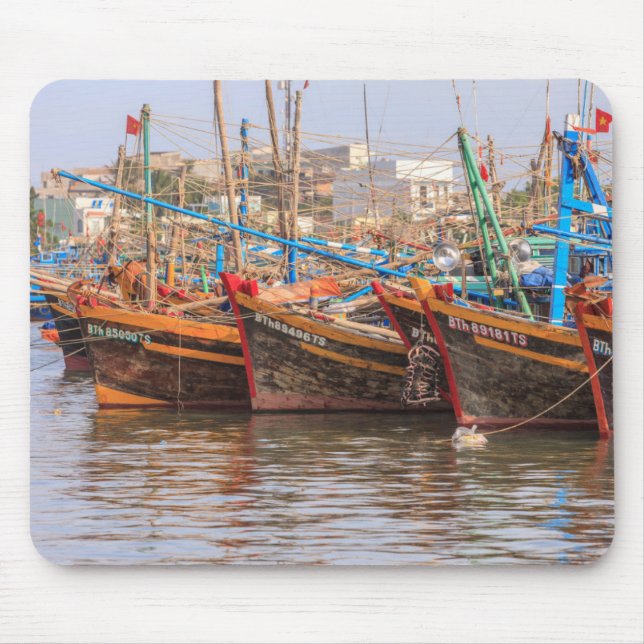 Fishing fleet mouse pad (Front)