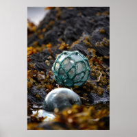 Fishing float in tide pool, Alaska
