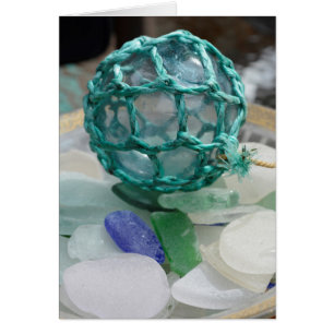 Fishing float on glass, Alaska
