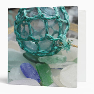 Fishing float on glass, Alaska Binder