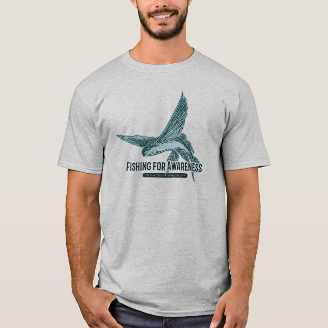 Fishing For Awareness Fishing For. Brighter future T-Shirt (Front)