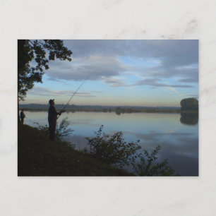 Fishing for Beauty Postcard