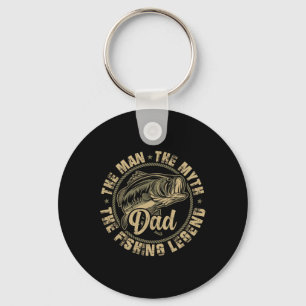 Fishing For Dad Father Day Fishing Gift For Fisher Keychain