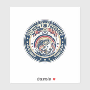 Fishing For Freedom Patriotic Patriotic Hobby Vint