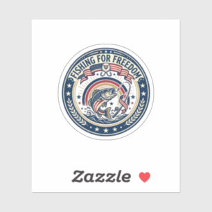 Fishing For Freedom Patriotic Patriotic Hobby Vint