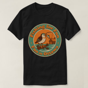 Fishing for Fun in Ottawa Art T-Shirt