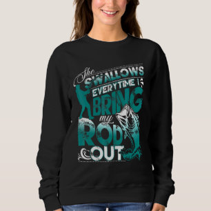 Fishing For Men Ice Fisherman Fathers Day Fisher Sweatshirt
