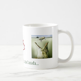 Fishing for Northern Pike in Canada Coffee Mug