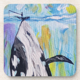 Fishing for Orca Coaster Set