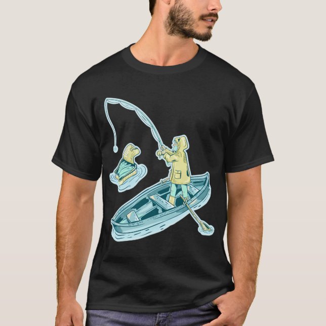 Fishing for sardines T-Shirt (Front)