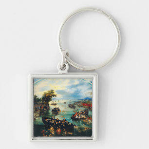 Fishing for Souls by Adriaen van de Venne Keychain