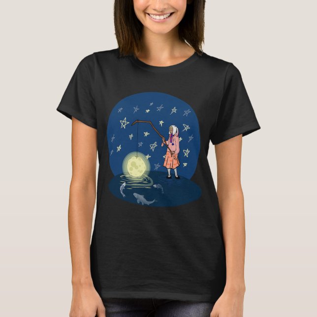 Fishing for the Moon T-Shirt (Front)