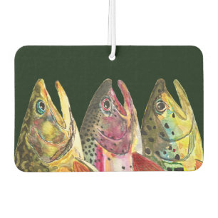 Fishing for Three Fat Trout Air Freshener