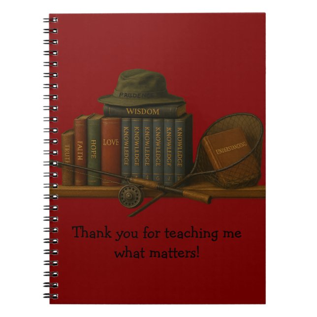 Fishing for Understanding  Notebook (Front)