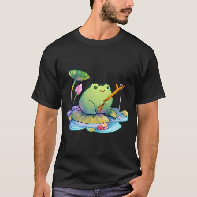 Fishing Frog T-Shirt (Front)