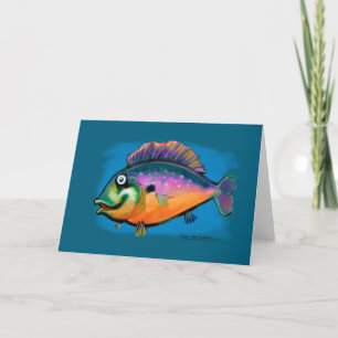 Fishing Fun Art Card