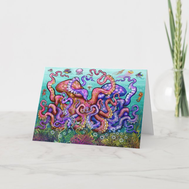 Fishing Fun Art Card (Front)