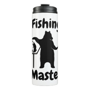 Fishing, Funny Fishing, Bear fishing, Fishing love Thermal Tumbler