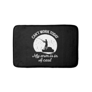 Fishing - Funny Fishing - Fishing Bath Mat