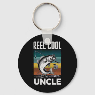 Fishing Funny Mens Reel Cool Uncle For Men Keychain