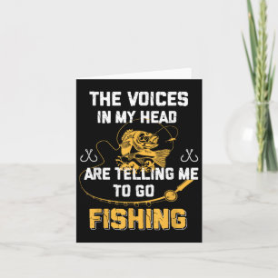 Fishing Gifts Funny Fisherman  Card