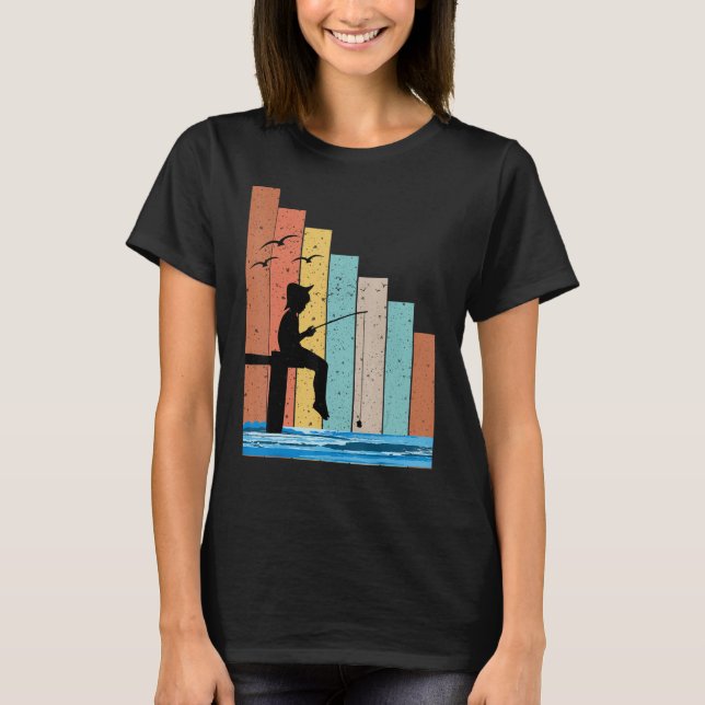 fishing graphic for fishing T-Shirt (Front)