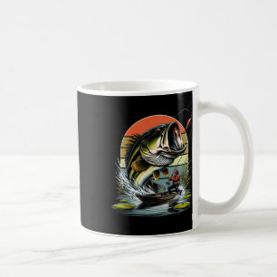 Fishing Graphic Large Mouth B Fish Coffee Mug