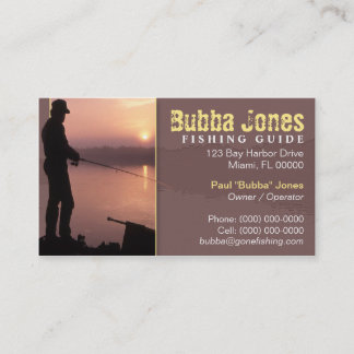 Fishing Guide Business Card