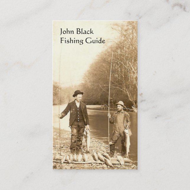 Fishing Guide Business Card (Front)
