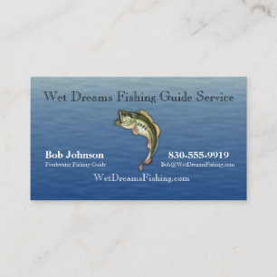 Fishing Guide Service Business Card