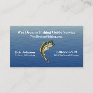 Fishing Guide Service Business Card