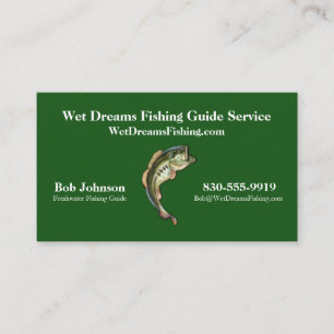 Fishing Guide Service Business Card