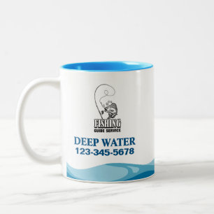 Fishing Guide Service Two-Tone Coffee Mug