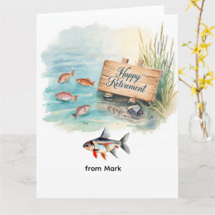 Fishing happy retirement for Anglers Card