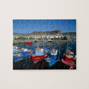 Fishing Harbour, Puerto de Mogan, Gran Canaria, Jigsaw Puzzle