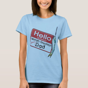Fishing, Hello My Name is T-Shirt