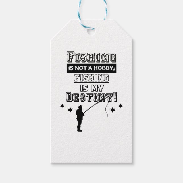 Fishing Hobby Gift Tags (Front)