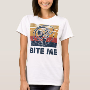 bite me fish hook for fisher Women's T-Shirt