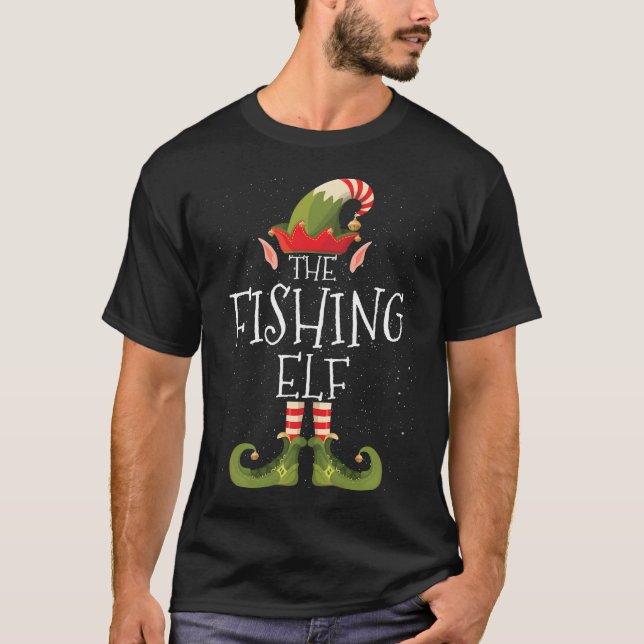 Fishing - Human Evolution / Darwin / White T-Shirt (Front)