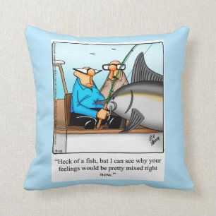 Fishing Humour Pillow Gift