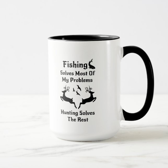 Fishing Hunting Gifts for Hunters Mug (Right)