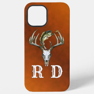 Fishing Hunting Monogram iPhone 12 Pro Max Case