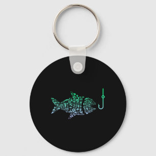 Fishing Icon For Fisherman Fish Hook Boys Fishing  Keychain
