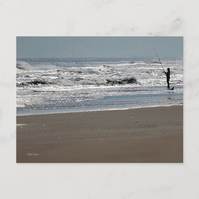 Fishing in Sparkling Water Postcard (Front)